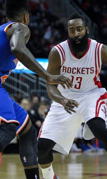Harden leads depleted Rockets over Knicks